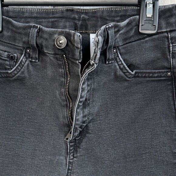 H&M &Denim SZ 25 Super Skinny Ankle Jeans High-Waist Stretch Black Wash Womens - Picture 7 of 9